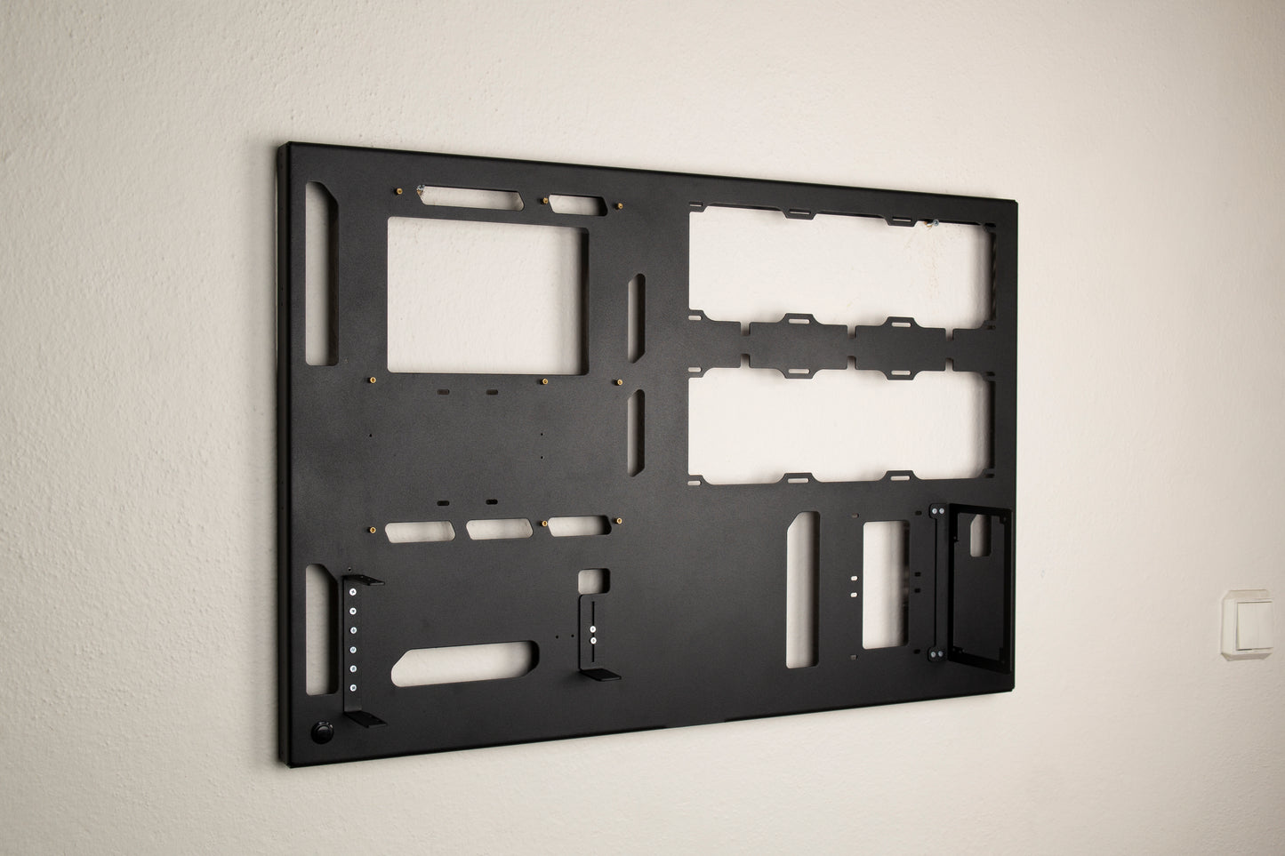 360mm Dual Slot Wall-Mountable PC Case, Custom Liquid Cooling Support, Wall Computer Case