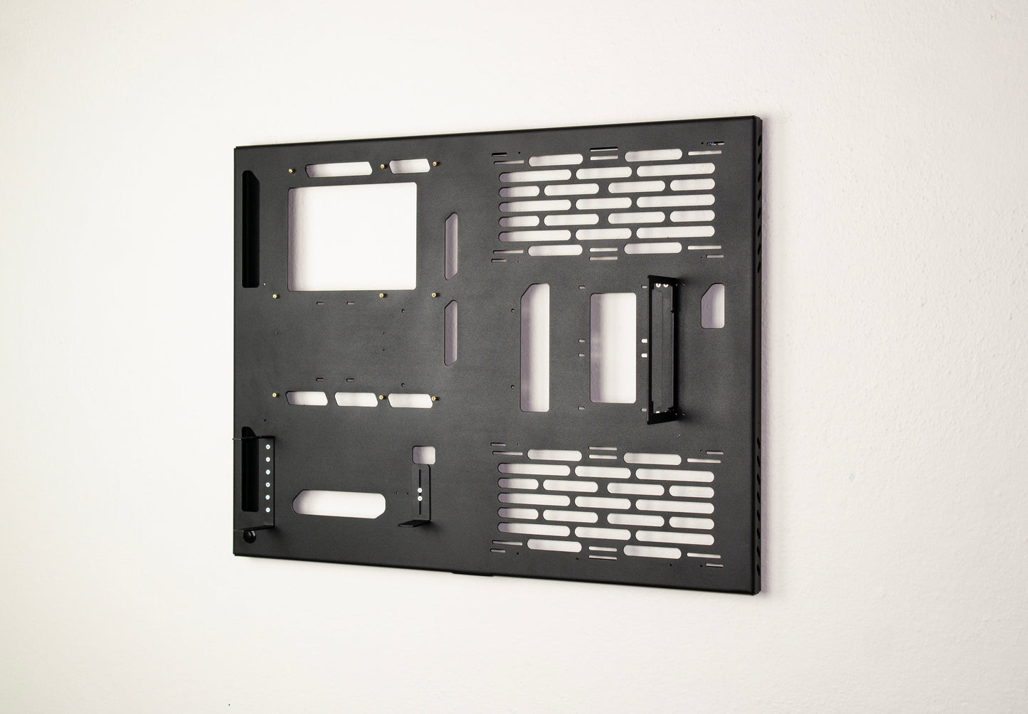 Wall Computer Dual Radiator, Wall Computer, Open Air Computer Case, Computer Wall Mount, Space Case, Open Case, Wall Computer Case,