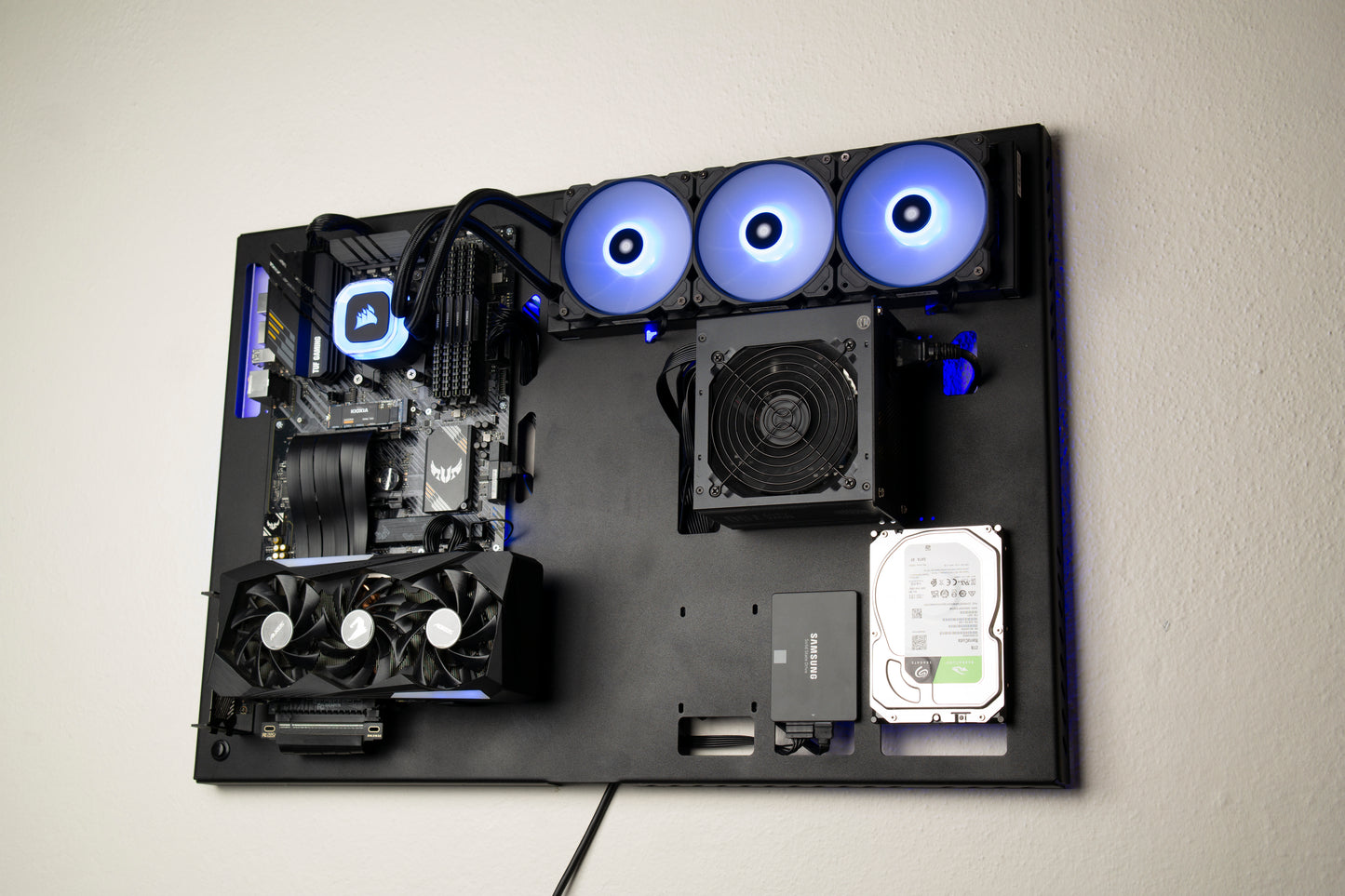 Exclusive Wall Computer Enclosure - Handcrafted for Performance, Computer Wall Mount