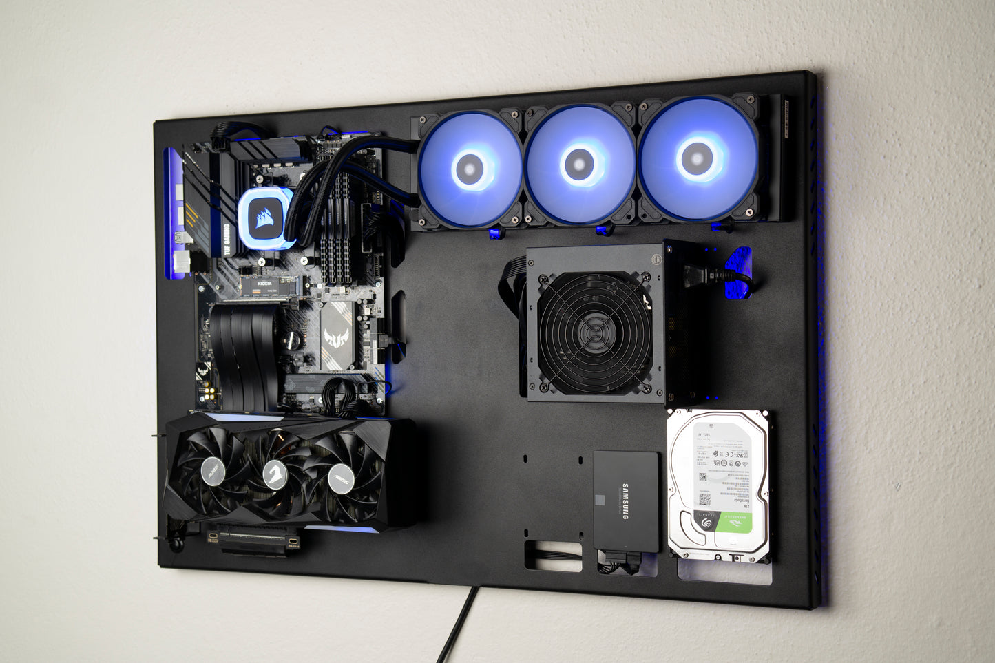 Exclusive Wall Computer Enclosure - Handcrafted for Performance, Computer Wall Mount