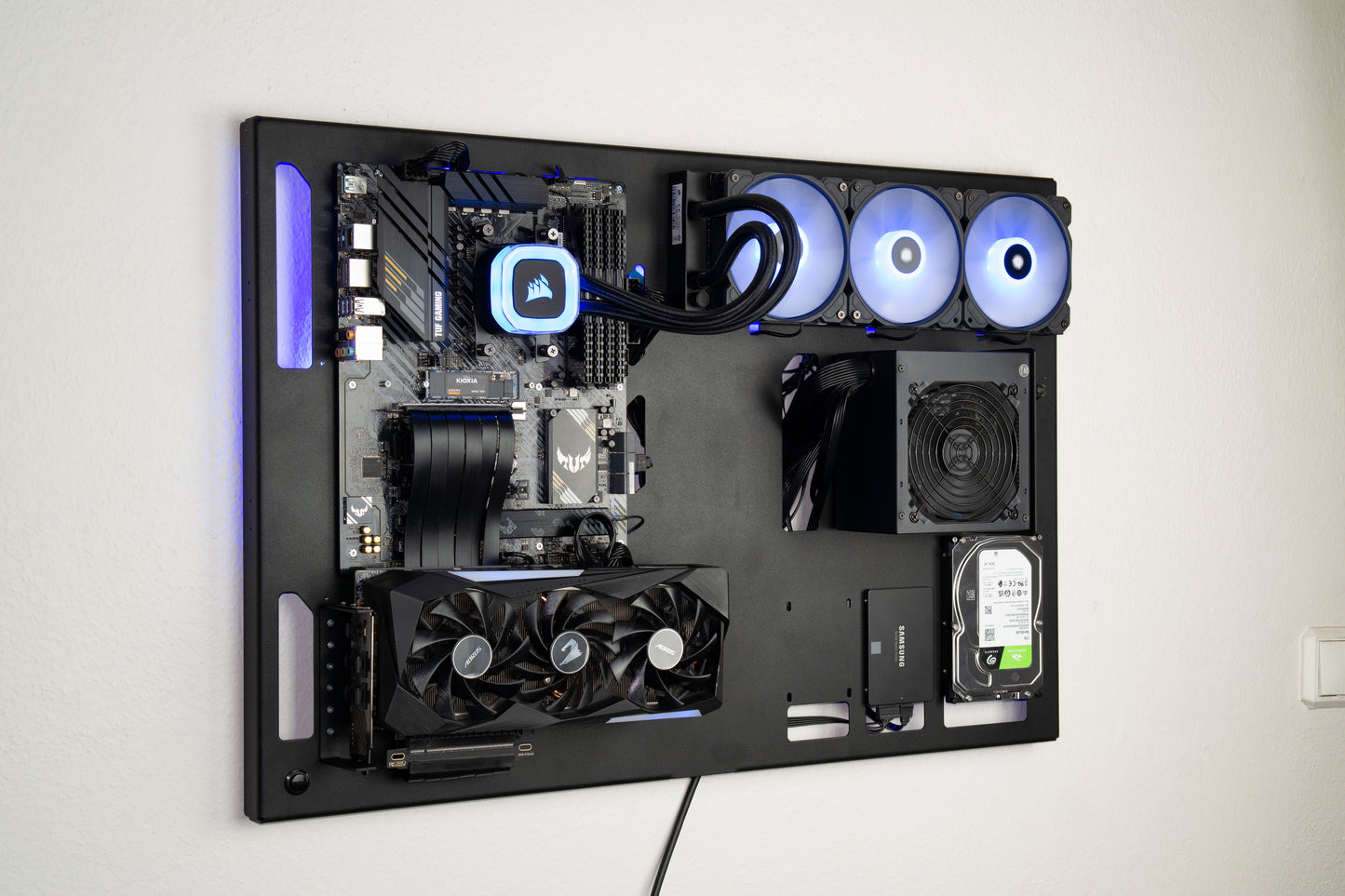 Exclusive Wall Computer Enclosure - Handcrafted for Performance, Computer Wall Mount