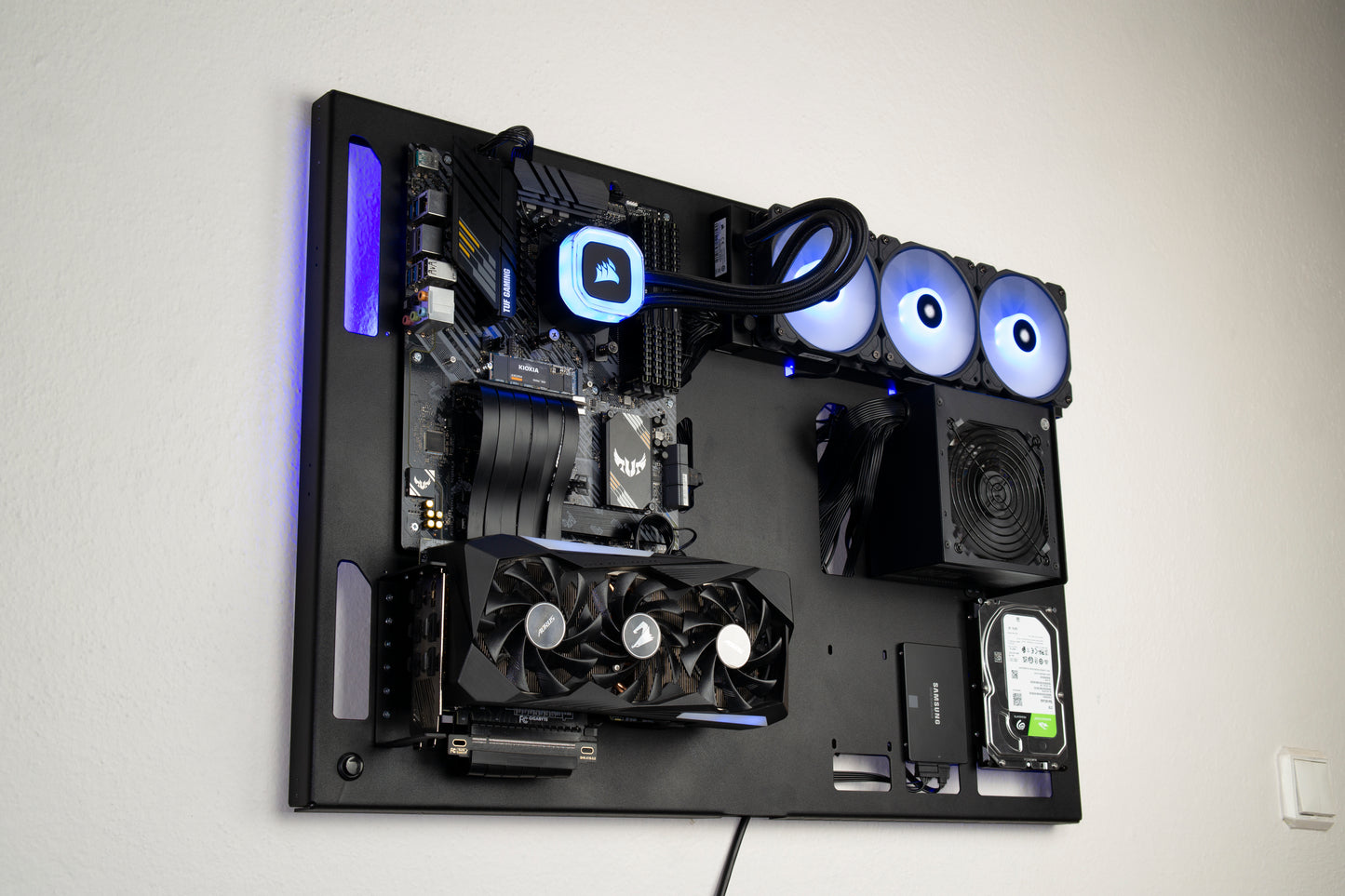 Exclusive Wall Computer Enclosure - Handcrafted for Performance, Computer Wall Mount