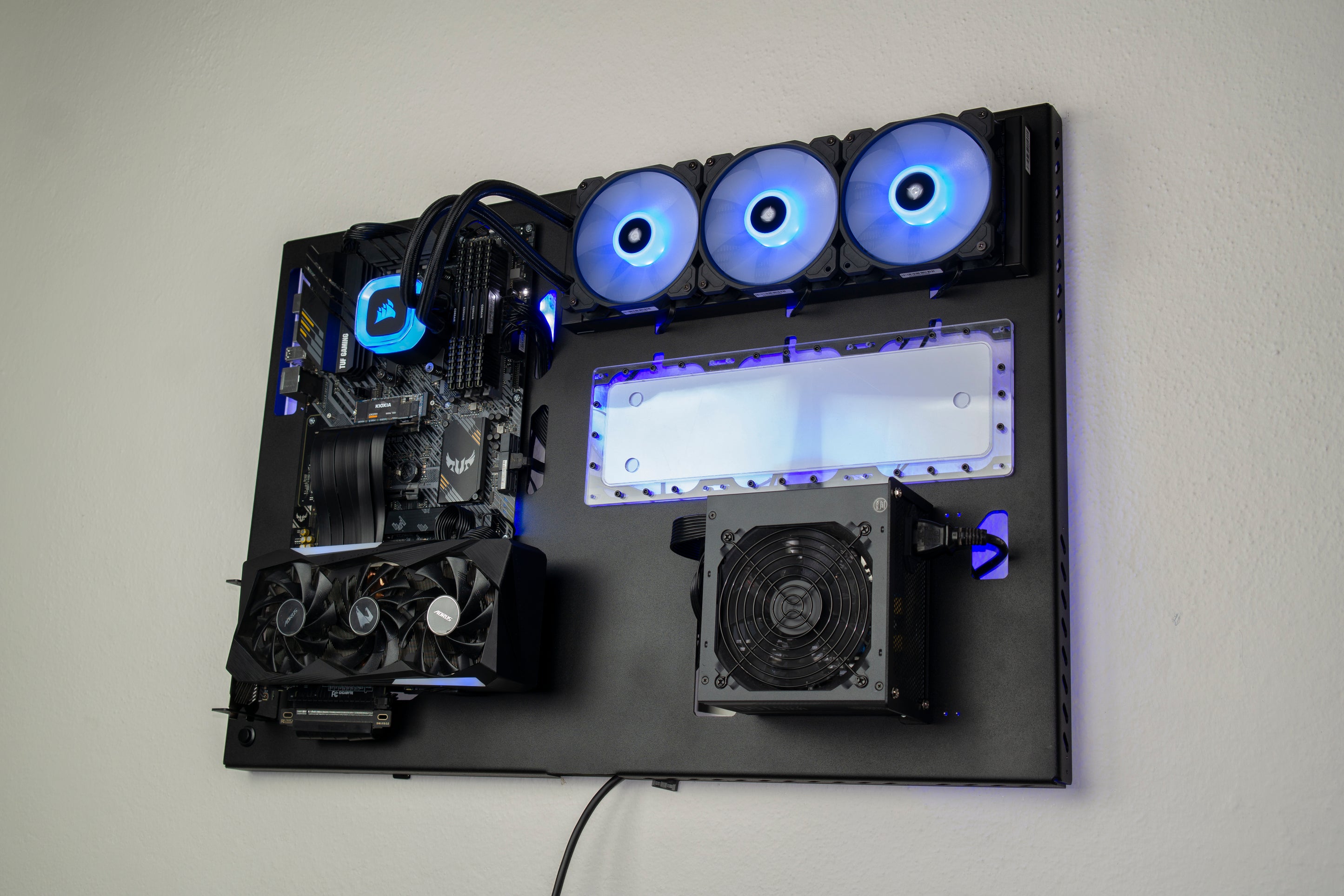 360mm Dual Slot Wall-Mountable PC Case, Custom Liquid Cooling Support ...