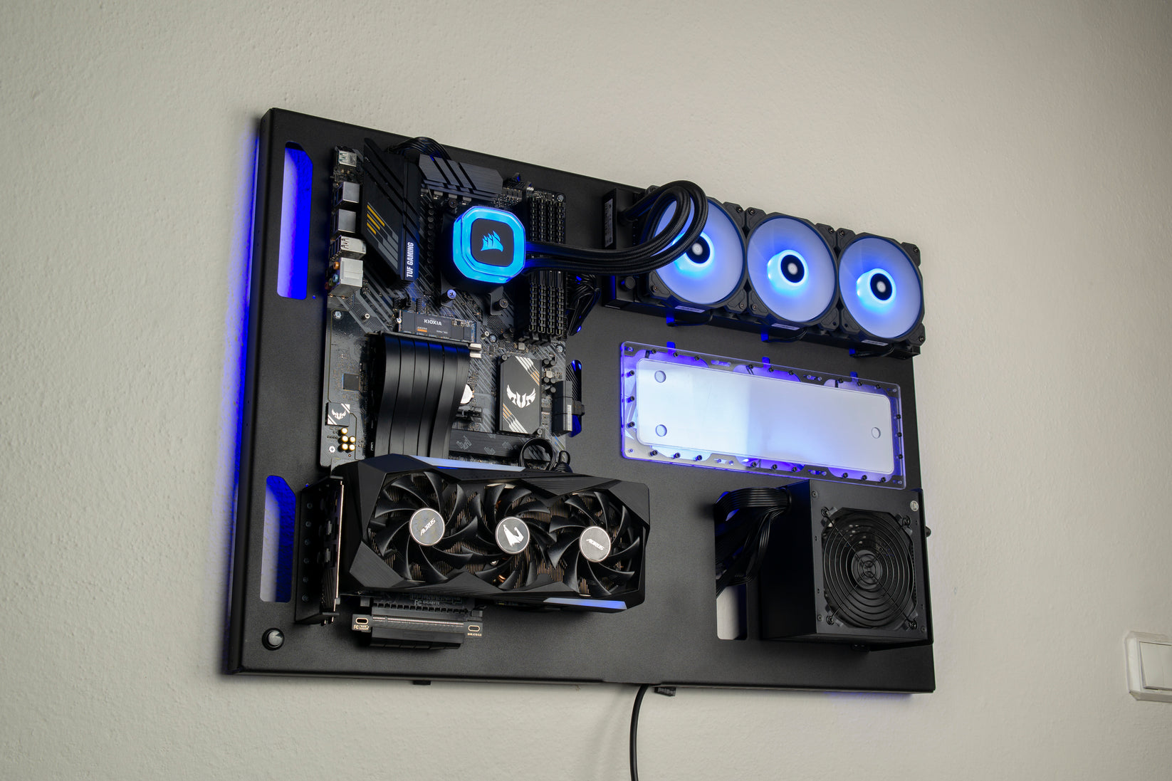 360mm Dual Slot Wall-Mountable PC Case, Custom Liquid Cooling Support ...